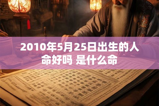2010年5月25日出生的人命好吗 是什么命