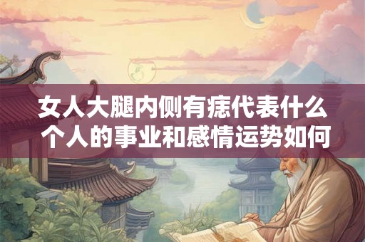 女人大腿内侧有痣代表什么 个人的事业和感情运势如何
