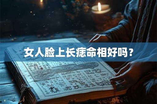 女人脸上长痣命相好吗？