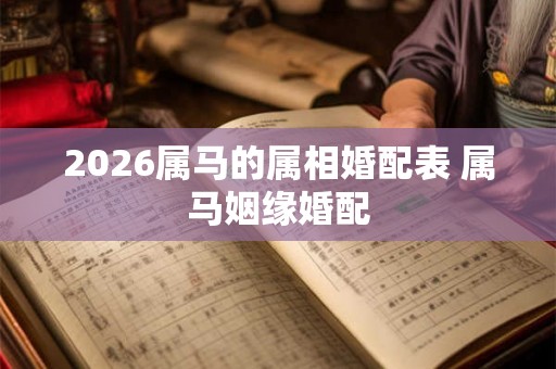 2026属马的属相婚配表 属马姻缘婚配 2026属马的属相婚配表 属马姻缘婚配
