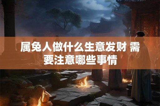 属兔人做什么生意发财 需要注意哪些事情 属兔人做什么生意发财 需要注意哪些事情