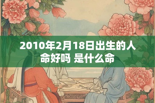 2010年2月18日出生的人命好吗 是什么命