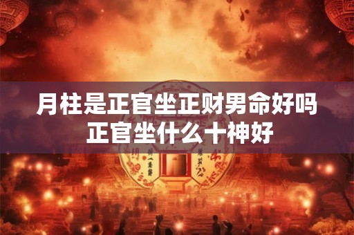 月柱是正官坐正财男命好吗 正官坐什么十神好