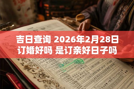 吉日查询 2026年2月28日订婚好吗 是订亲好日子吗