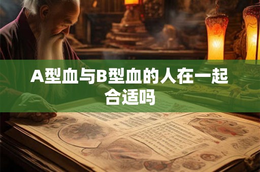 A型血与B型血的人在一起合适吗