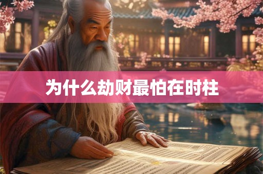 为什么劫财最怕在时柱