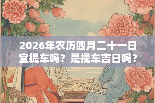 2026年农历四月二十一日宜提车吗？是提车吉日吗？