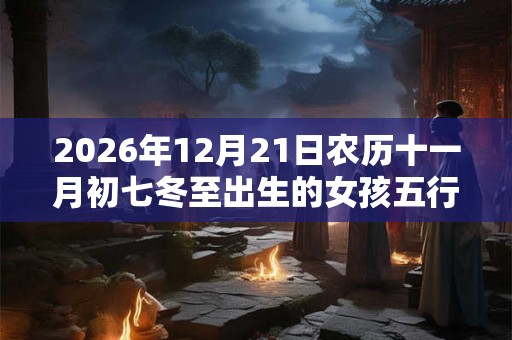 2026年12月21日农历十一月初七冬至出生的女孩五行缺什么