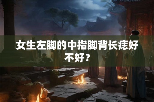 女生左脚的中指脚背长痣好不好？