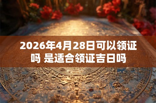 2026年4月28日可以领证吗 是适合领证吉日吗