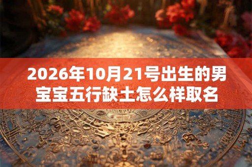2026年10月21号出生的男宝宝五行缺土怎么样取名 2026年10月21号出生的男宝宝五行缺土怎么样取名