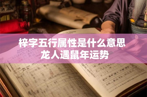 梓字五行属性是什么意思  龙人遇鼠年运势