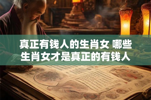 真正有钱人的生肖女 哪些生肖女才是真正的有钱人