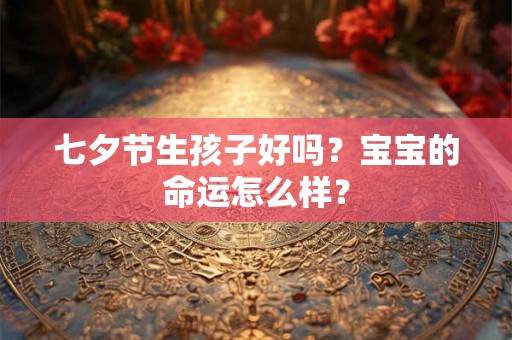 七夕节生孩子好吗？宝宝的命运怎么样？