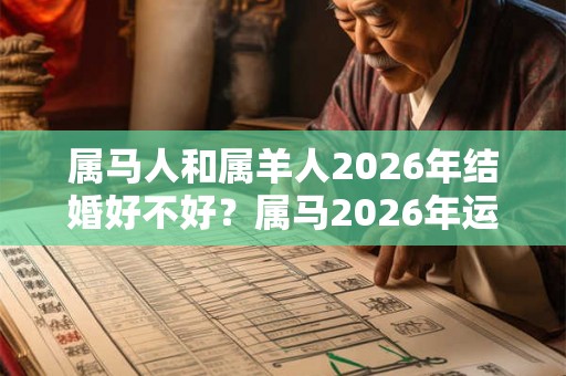 属马人和属羊人2026年结婚好不好？属马2026年运势好吗？