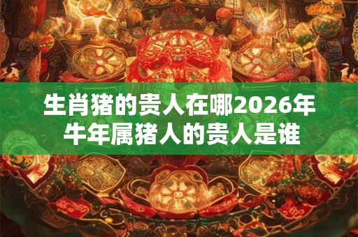 生肖猪的贵人在哪2026年 牛年属猪人的贵人是谁