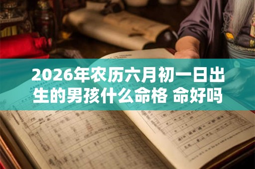 2026年农历六月初一日出生的男孩什么命格 命好吗
