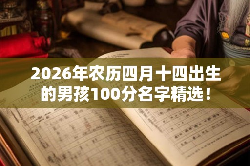 2026年农历四月十四出生的男孩100分名字精选！