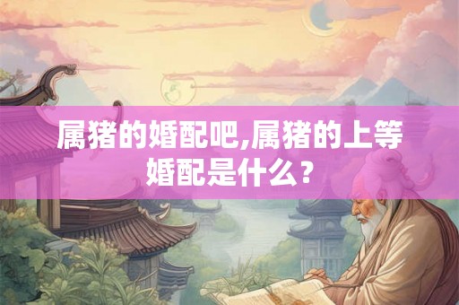 属猪的婚配吧,属猪的上等婚配是什么? 属猪的婚配吧,属猪的上等婚配是什么?