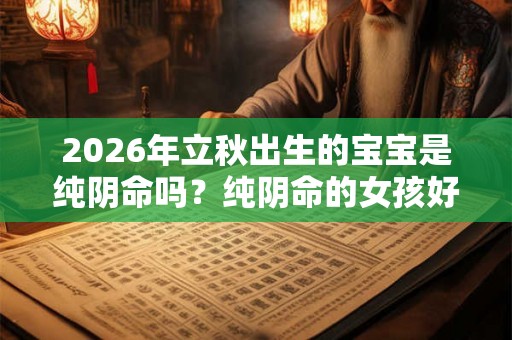 2026年立秋出生的宝宝是纯阴命吗？纯阴命的女孩好吗？