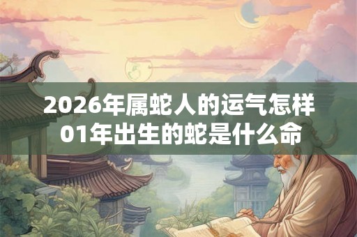 2026年属蛇人的运气怎样 01年出生的蛇是什么命