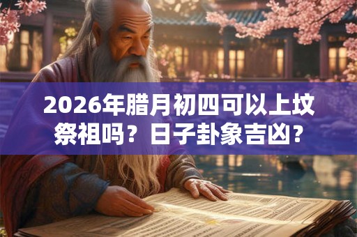 2026年腊月初四可以上坟祭祖吗？日子卦象吉凶？
