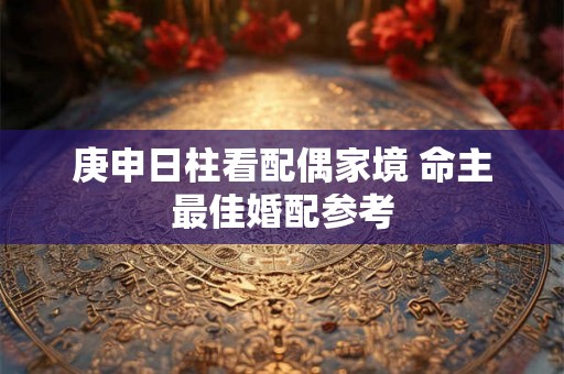 庚申日柱看配偶家境 命主最佳婚配参考