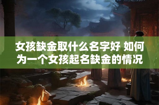 女孩缺金取什么名字好 如何为一个女孩起名缺金的情况下选择合适的名字