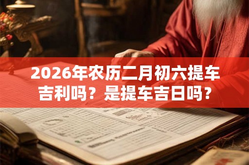 2026年农历二月初六提车吉利吗？是提车吉日吗？