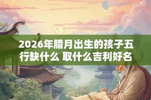 2026年腊月出生的孩子五行缺什么 取什么吉利好名