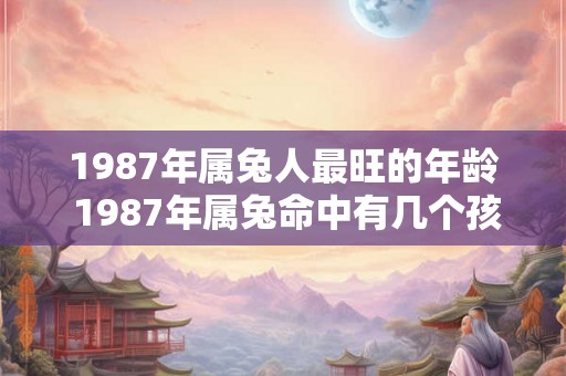 1987年属兔人最旺的年龄 1987年属兔命中有几个孩子