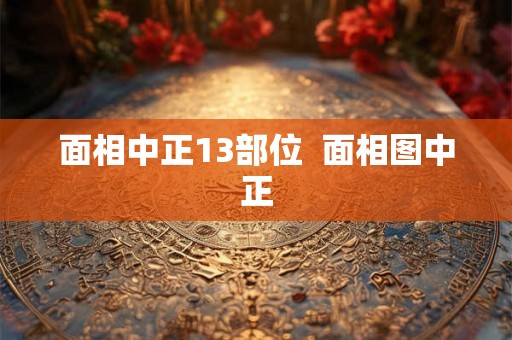 面相中正13部位  面相图中正