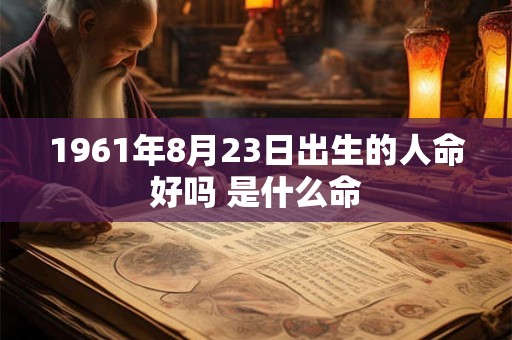 1961年8月23日出生的人命好吗 是什么命
