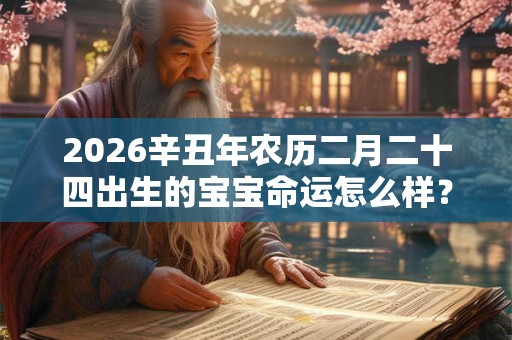 2026辛丑年农历二月二十四出生的宝宝命运怎么样？