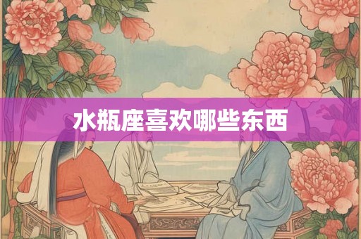 水瓶座喜欢哪些东西