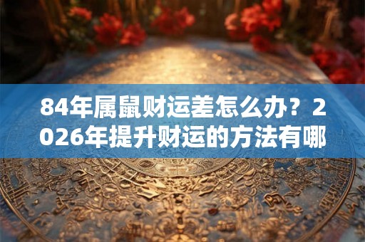 84年属鼠财运差怎么办？2026年提升财运的方法有哪些？