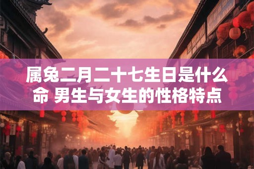 属兔二月二十七生日是什么命 男生与女生的性格特点