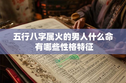 五行八字属火的男人什么命 有哪些性格特征 五行八字属火的男人什么命 有哪些性格特征