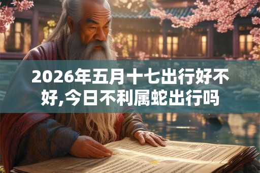 2026年五月十七出行好不好,今日不利属蛇出行吗