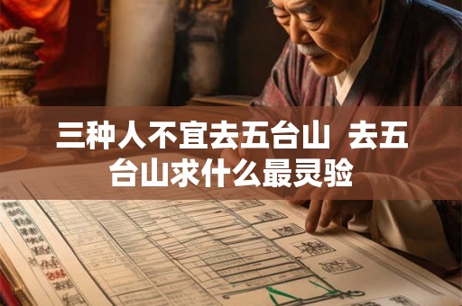 三种人不宜去五台山 去五台山求什么最灵验 三种人不宜去五台山 去五台山求什么最灵验