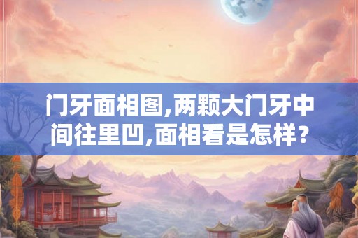门牙面相图,两颗大门牙中间往里凹,面相看是怎样？