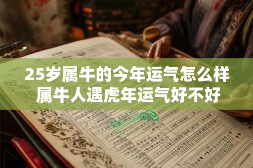 25岁属牛的今年运气怎么样 属牛人遇虎年运气好不好