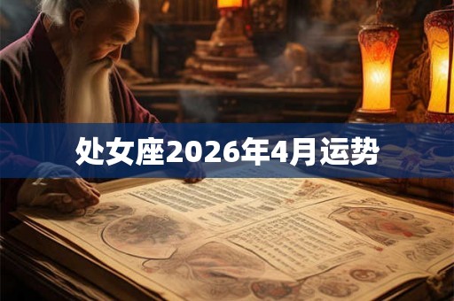 处女座2026年4月运势