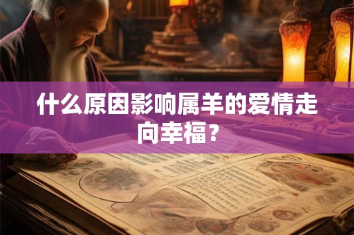 什么原因影响属羊的爱情走向幸福? 什么原因影响属羊的爱情走向幸福?