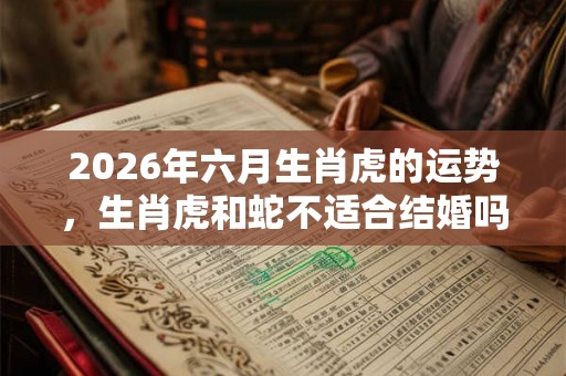 2026年六月生肖虎的运势，生肖虎和蛇不适合结婚吗？