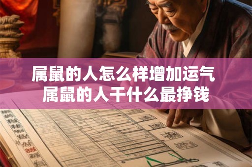 属鼠的人怎么样增加运气 属鼠的人干什么最挣钱