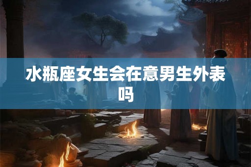 水瓶座女生会在意男生外表吗