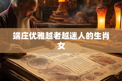 端庄优雅越老越迷人的生肖女 端庄优雅越老越迷人的生肖女