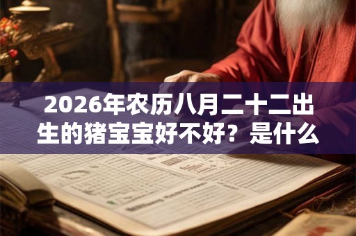 2026年农历八月二十二出生的猪宝宝好不好?是什么命? 2026年农历八月二十二出生的猪宝宝好不好?是什么命?