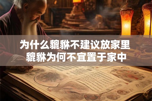 为什么貔貅不建议放家里 貔貅为何不宜置于家中